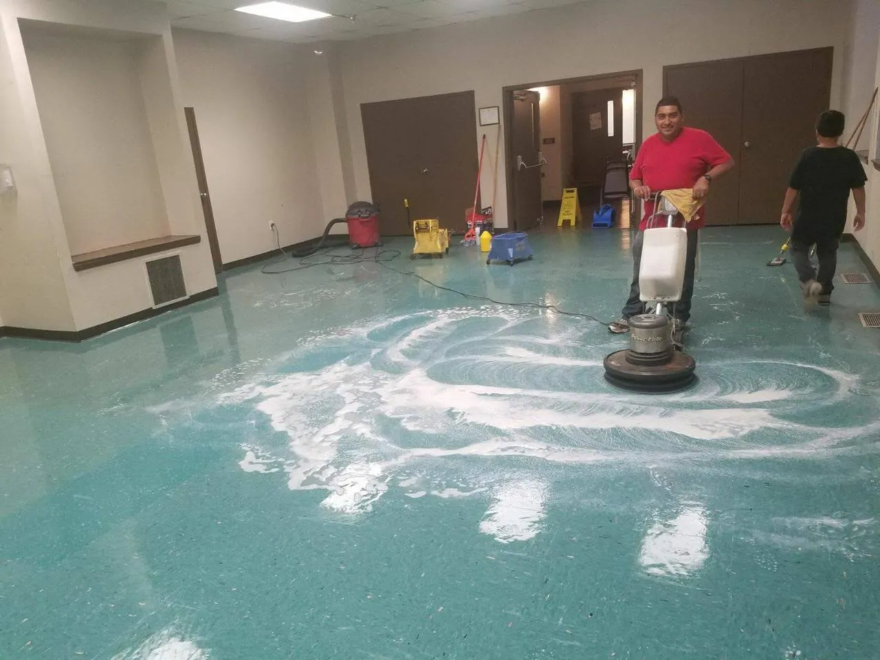Commercial floor scrubbing in Rockville, MD